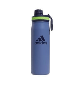 Adidas Adidas Steel 600 Metal Bottle - Crew Blue/Dark Blue/Lucid Lime Green