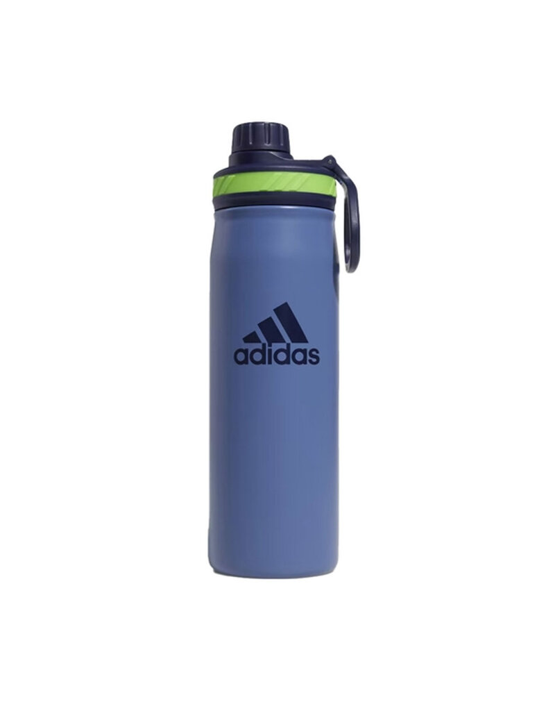 Adidas Adidas Steel 600 Metal Bottle - Crew Blue/Dark Blue/Lucid Lime Green