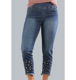 lisette jeans with pearls