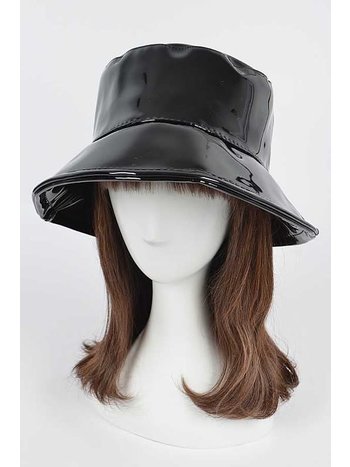 Patent Leather Iconic Bucket Hat