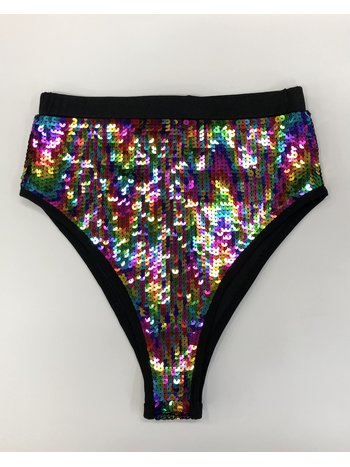 Hi-waisted Sequin Panty