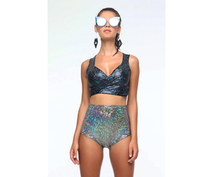 Holographic Hot Pants | No Rules Fashion