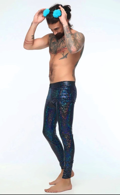 Holographic Meggings With Pockets | No 