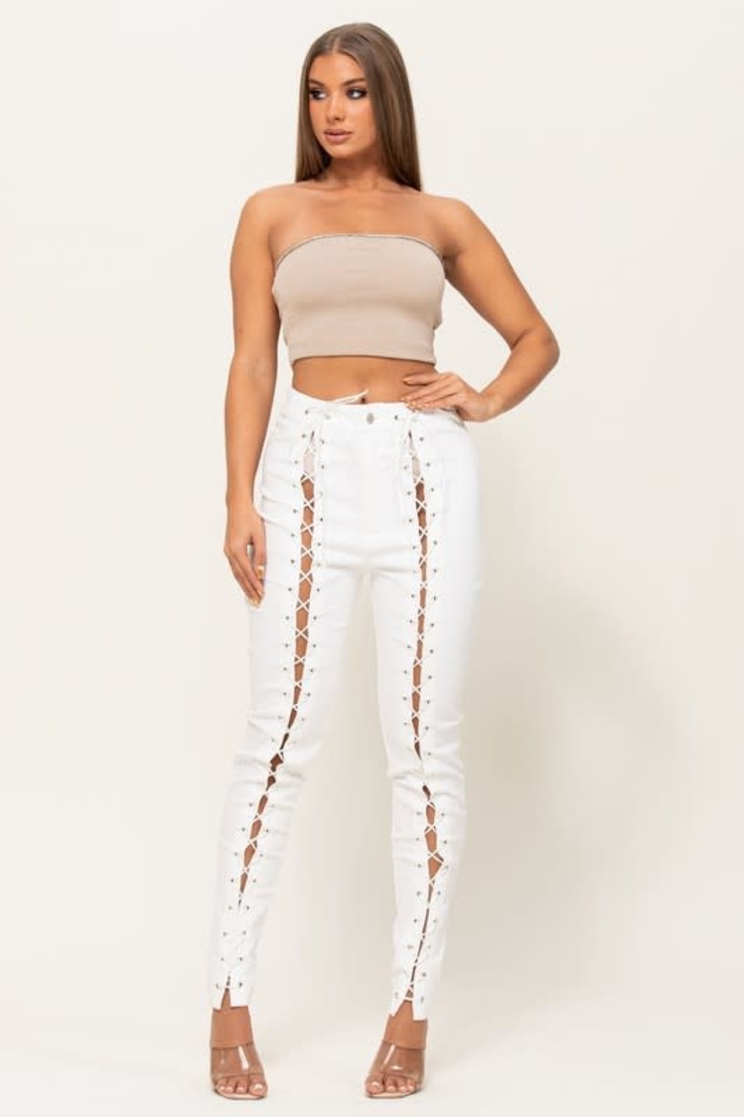 Fashion Wildcat Front Cut Out w/ Lace 