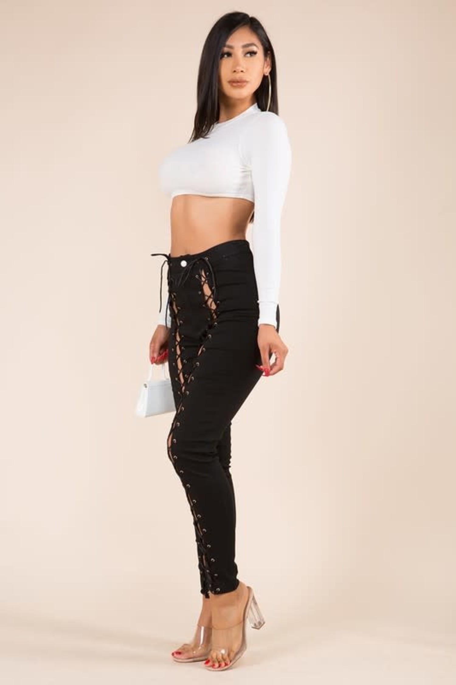 Fashion Wildcat Front Cut Out w/ Lace 