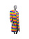 Faux Fur Rainbow Long Coat