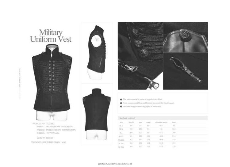 Military Uniform Vest