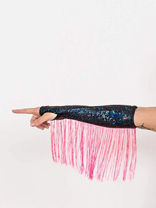 Holographic Fringe Gloves