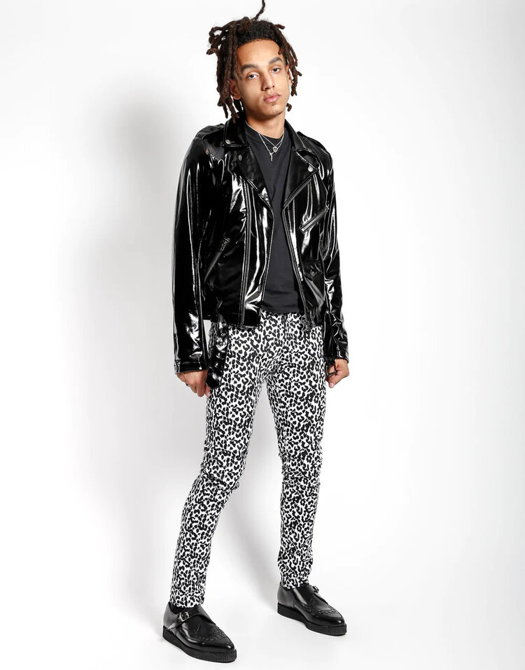 PVC Mens Moto Jacket