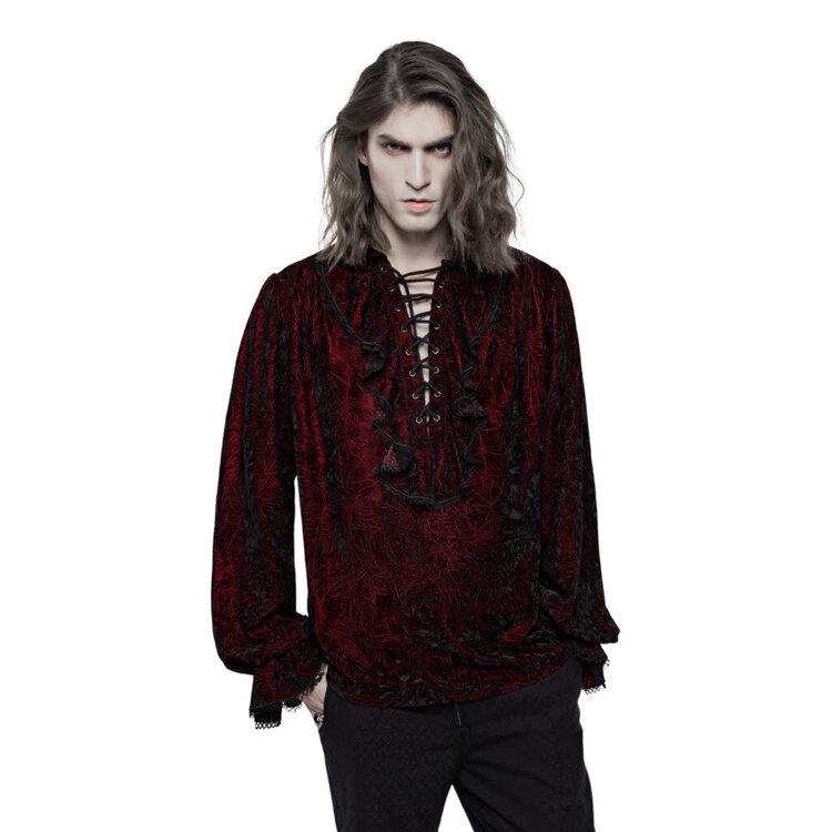 Red Jacquard Shirt