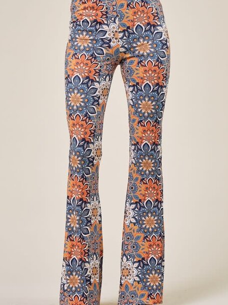 Tiger Velvet Flare Pants, Velvet Bell Bottoms, Tiger Bell Bottoms