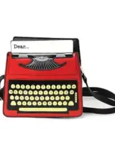 Vintage Red Type Writer Bag