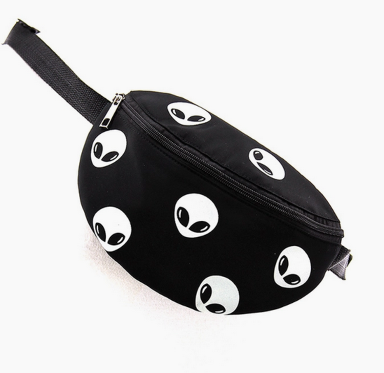 Glow in the Dark Alien Fanny Pack