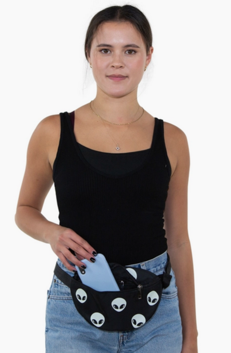 Glow in the Dark Alien Fanny Pack