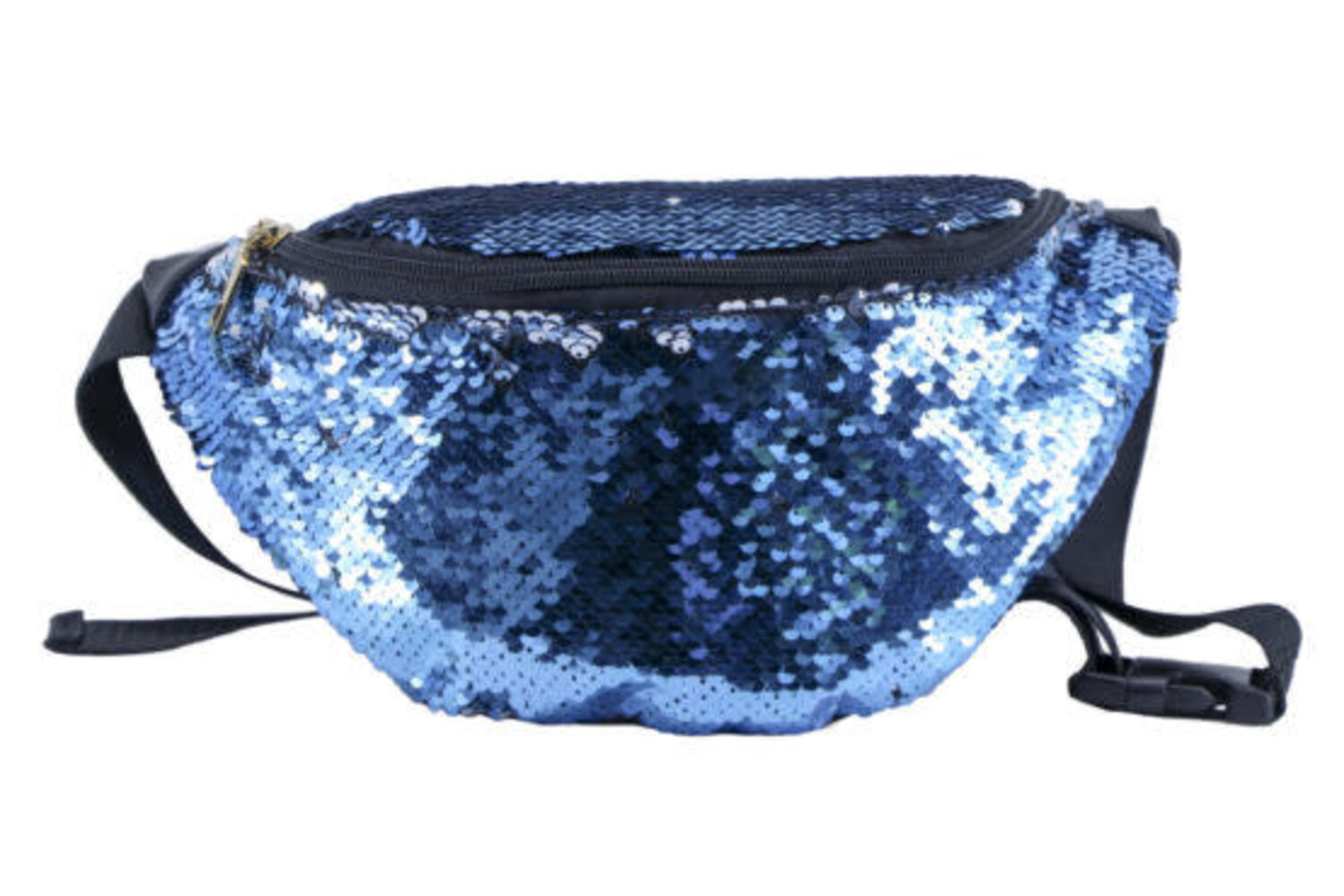 Sequin Waist Belt Bag Double Colour Pouch Mermaid Festival Fanny Pack Bum  Bag