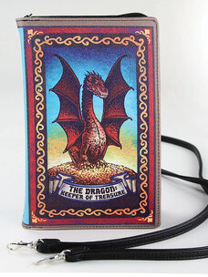 The Dragon Book Clutch Bag In Vinyl