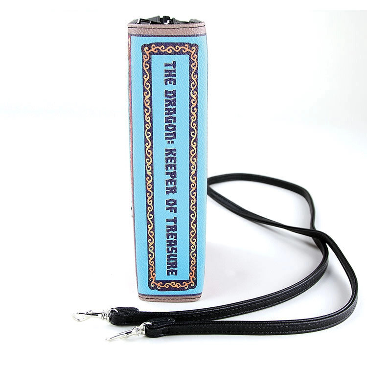 The Dragon Book Clutch Bag In Vinyl