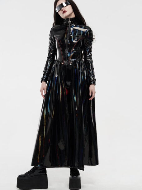 Black Ice Dress avantgarde Fashion-unique Dress-women Black Fashion-street  Fashion-black Zipper-dress-futuristic-cyberpunk-unique Dress -  Canada