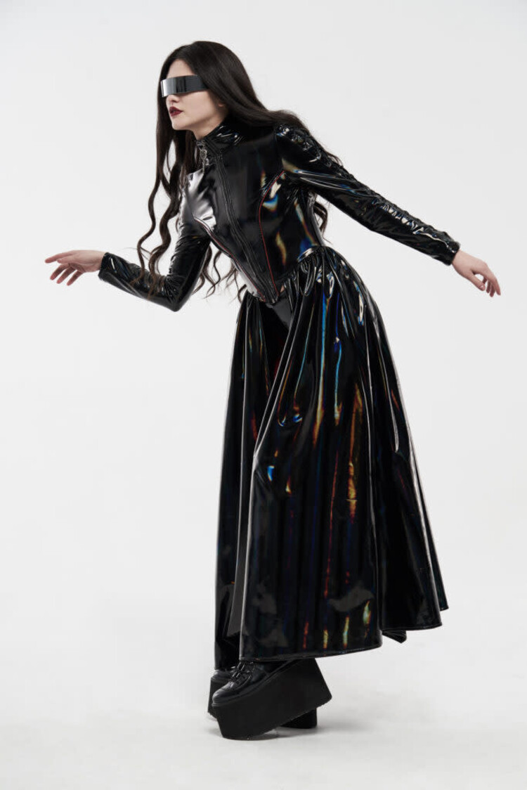 Holographic Cyber Punk Coat