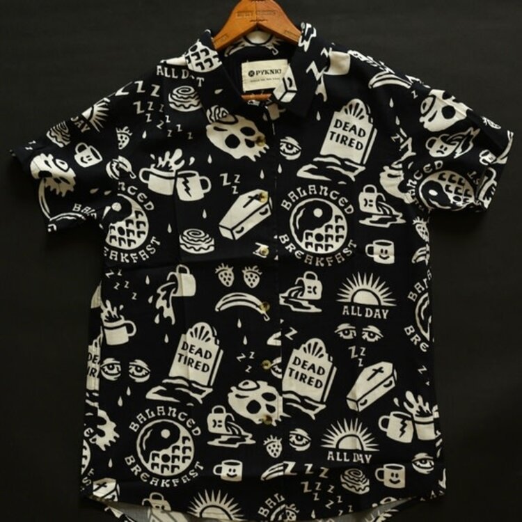 Dead Tired Button Up Men's