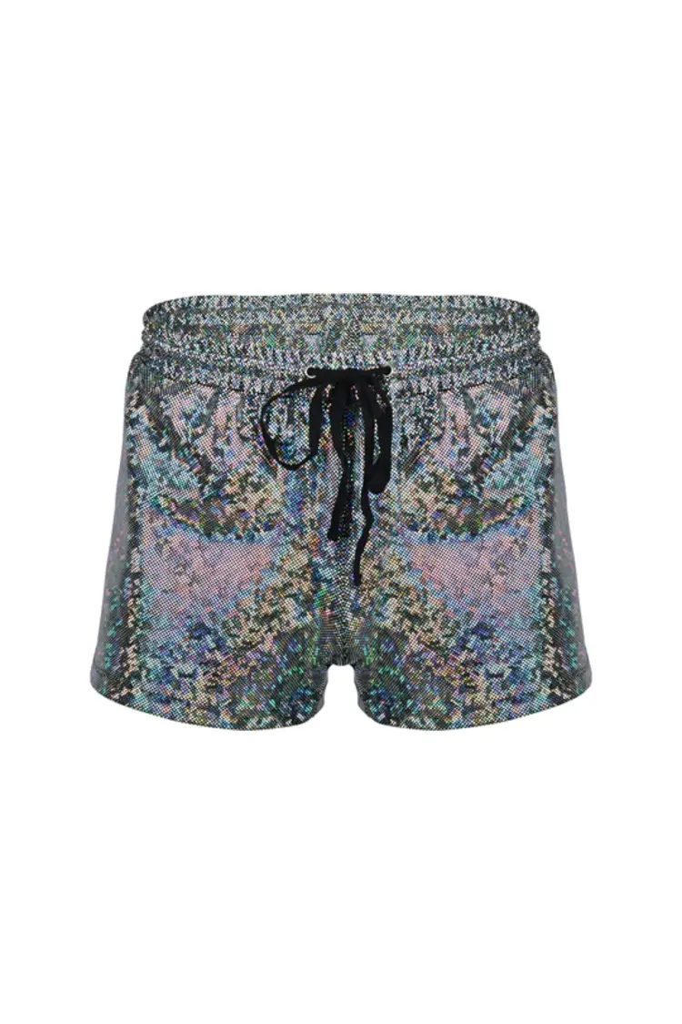 Men's Holographic Retro Running Shorts