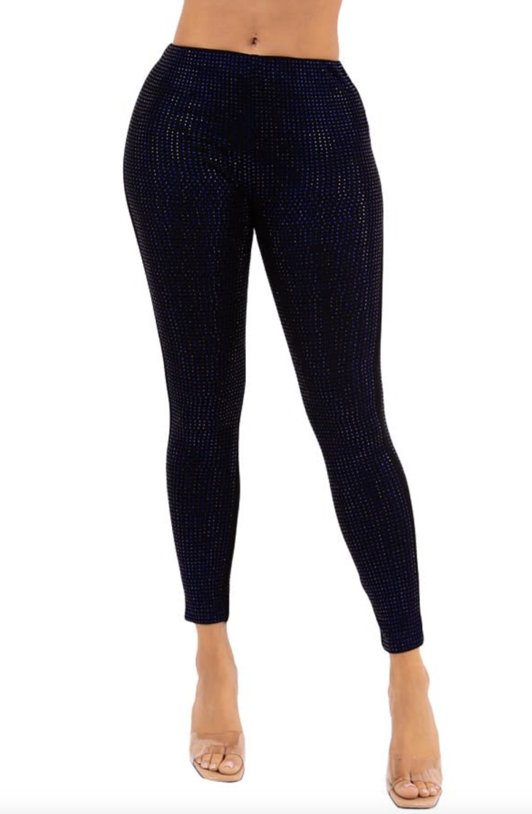 Rhinestone Studded Leggings