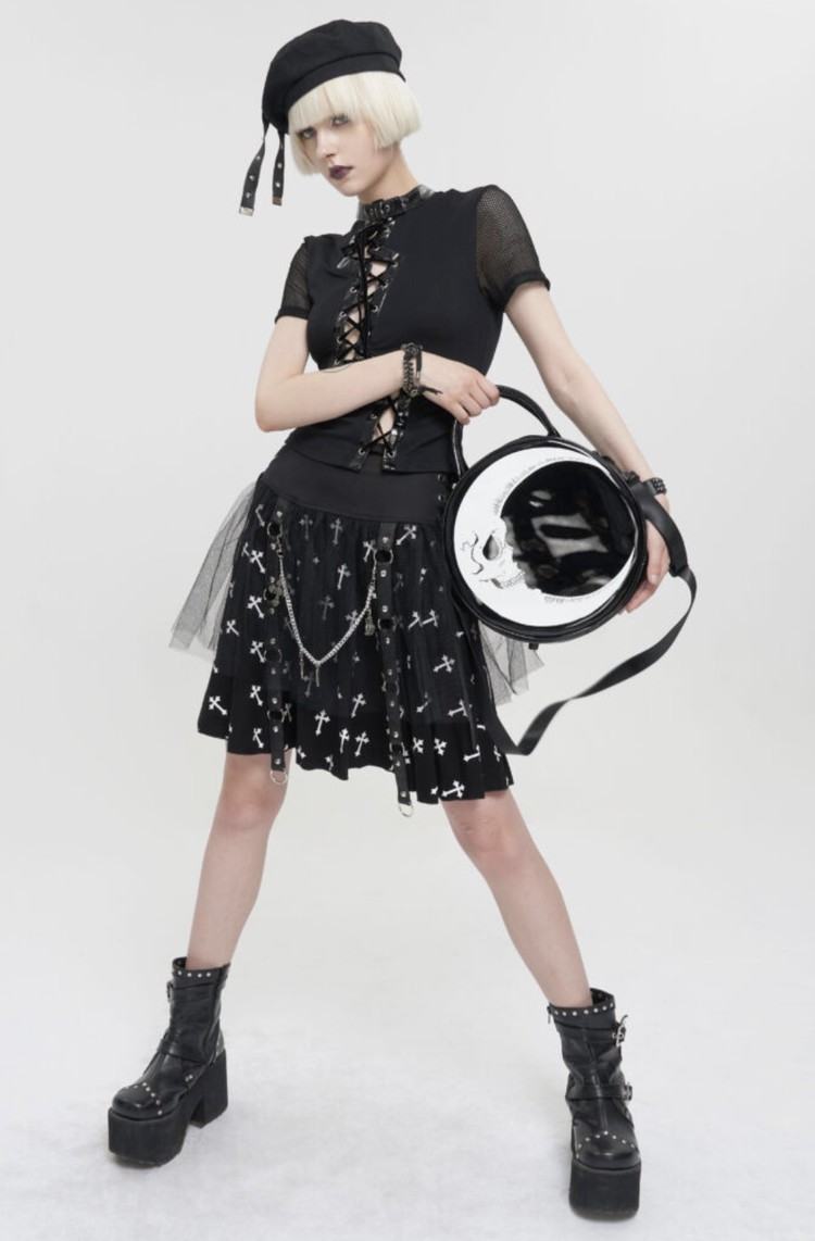 Dark Moon Circle Handbag