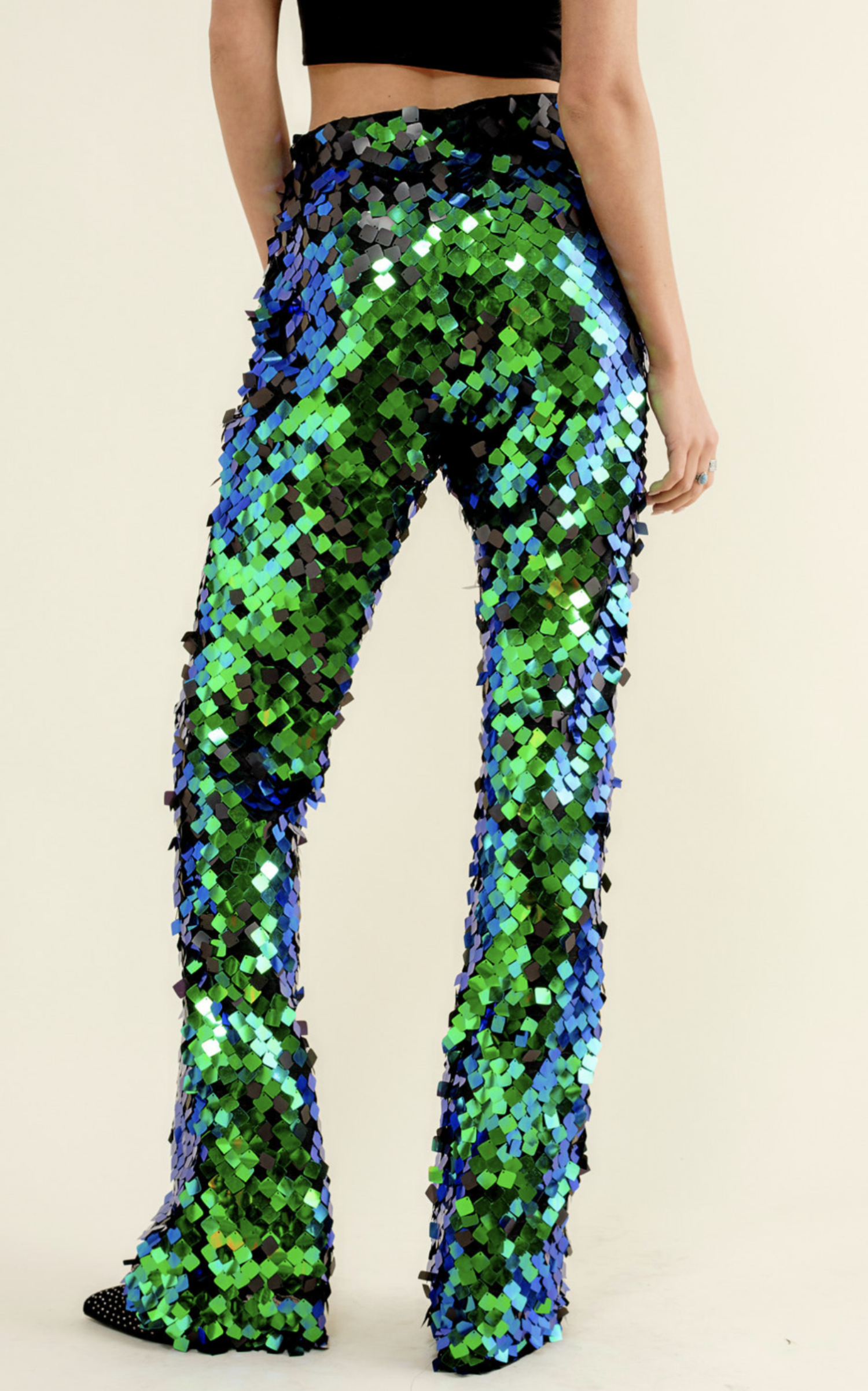 Daisy Street tailored pants in iridescent set | ASOS
