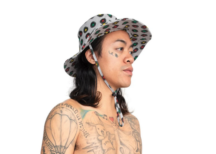 Vinyl Records Boonie Hat