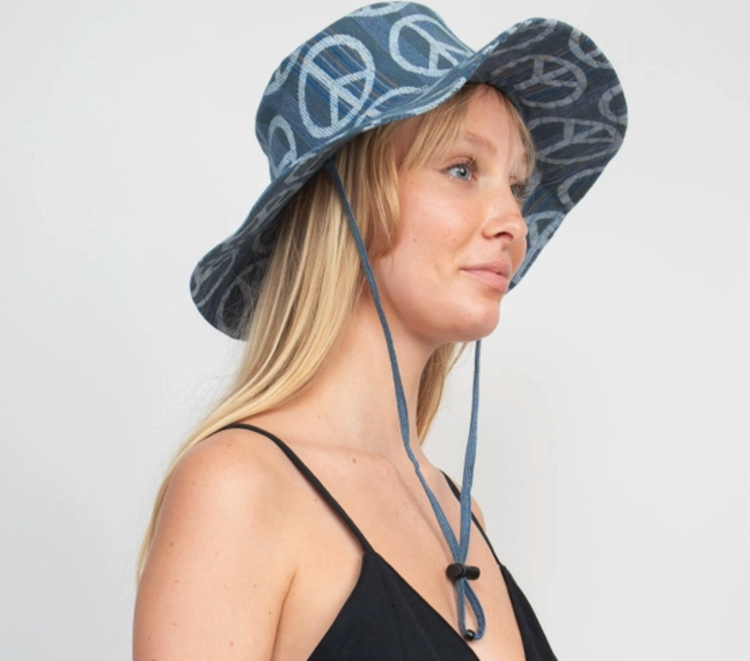 Peace Sign Boonie Hat