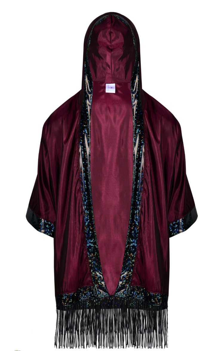 Hooded Iridescent Kimono