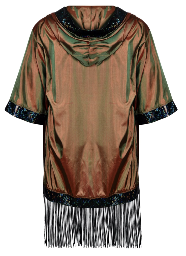 Hooded Iridescent Kimono