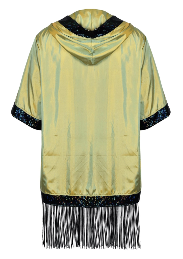 Hooded Iridescent Kimono