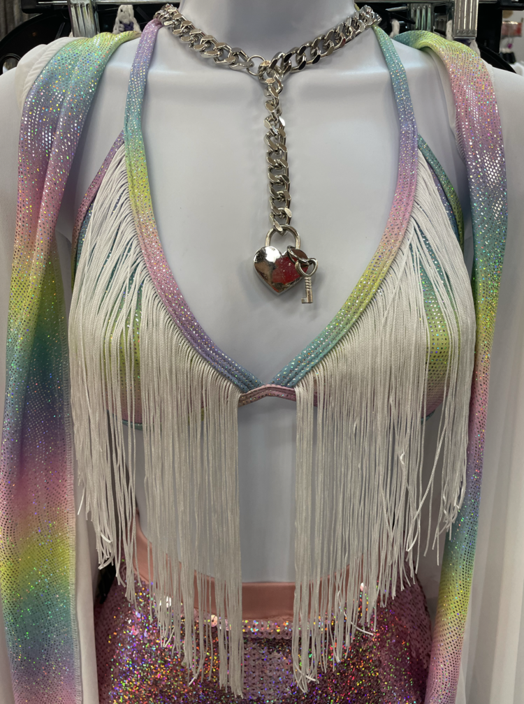 Fringe Benefits Halter Top