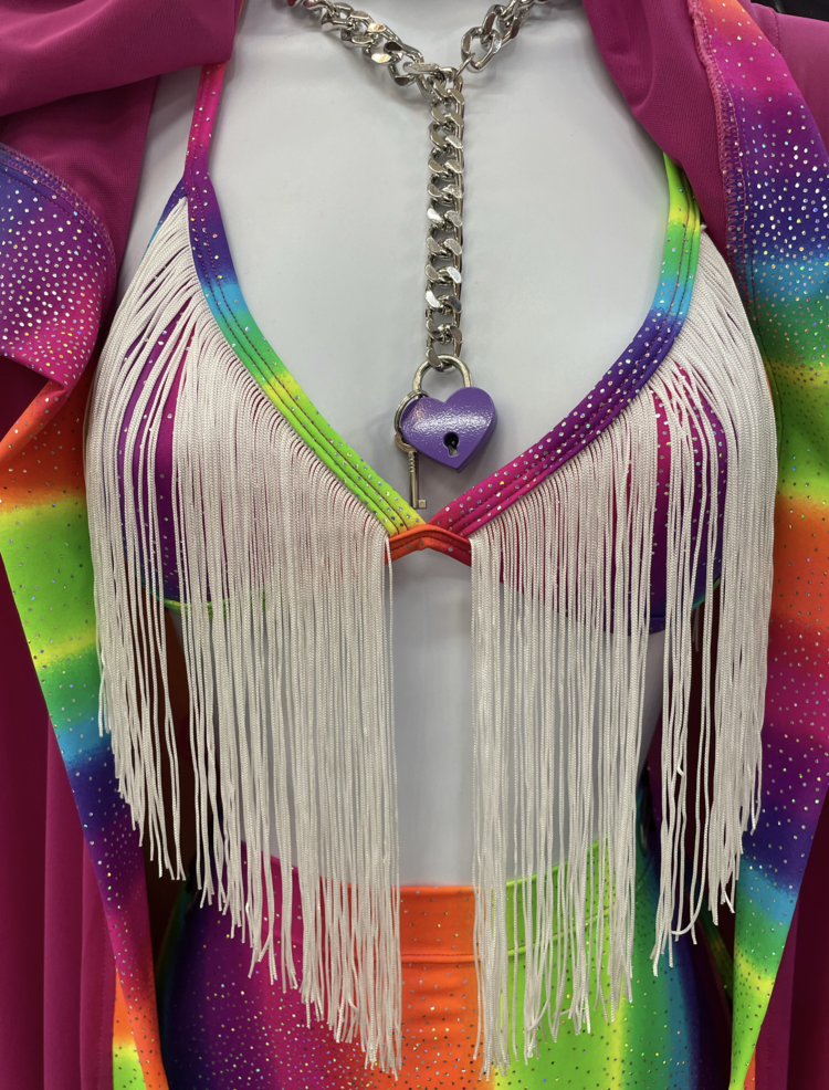 Fringe Benefits Halter Top