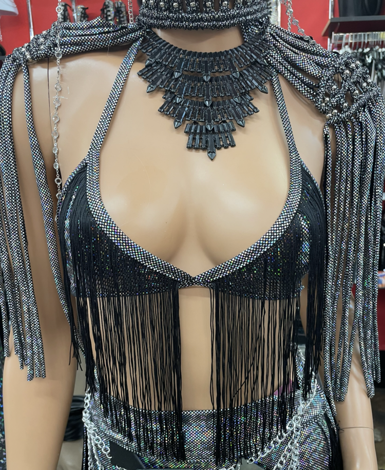 Fringe Benefits Halter Top