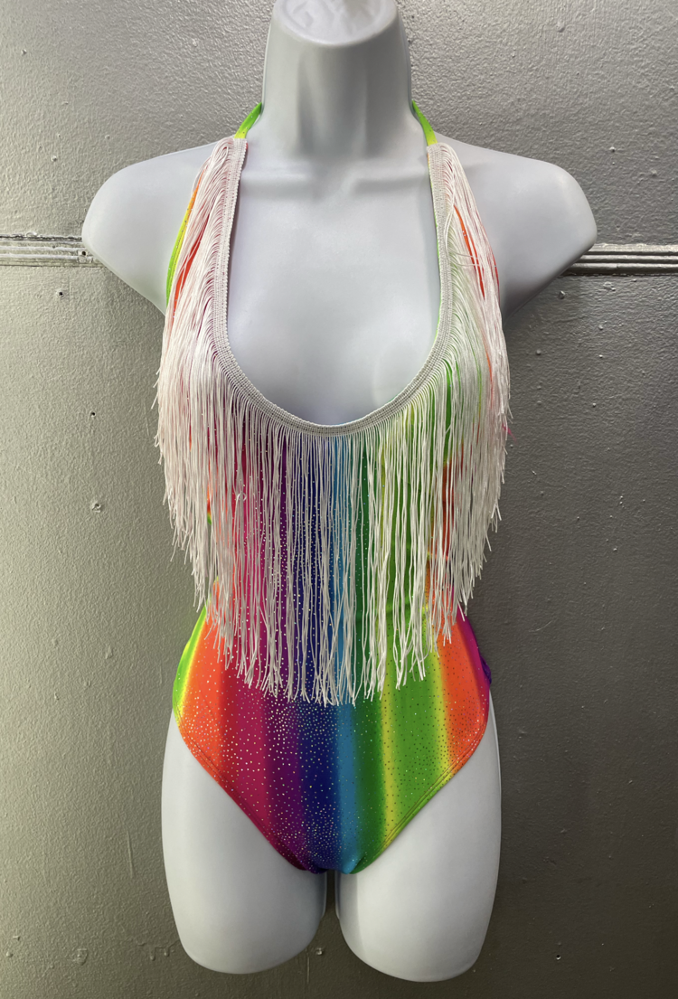 Fringe Benefits Holographic Bodysuit
