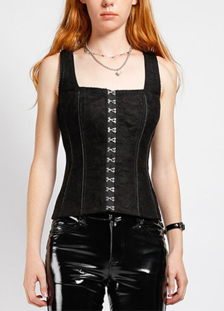 Hookeye Strap Corset Top