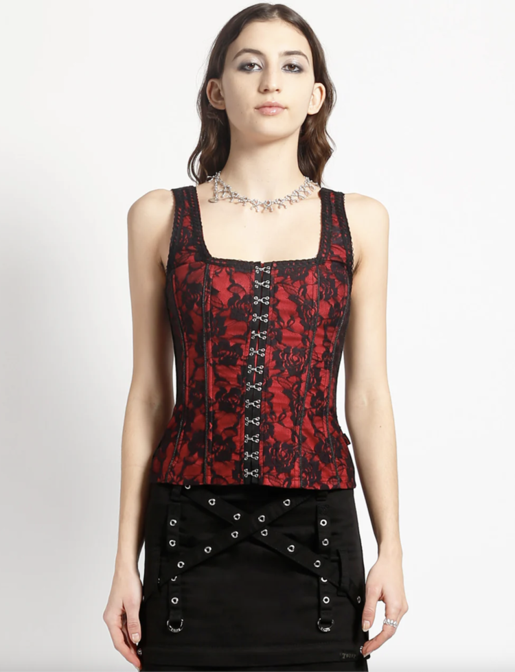 Hookeye Strap Corset Top
