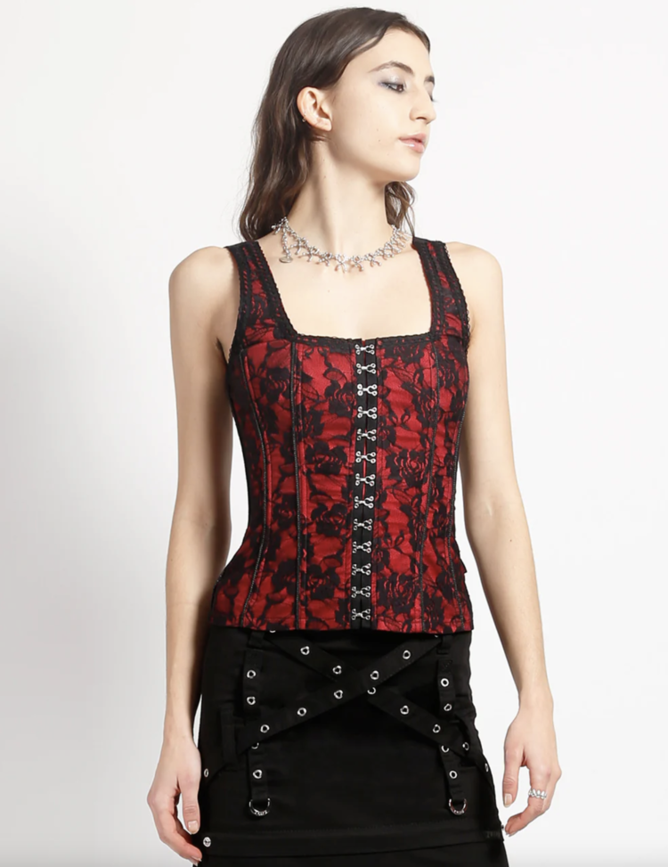 Hookeye Strap Corset Top