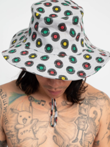 Vinyl Records Boonie Hat