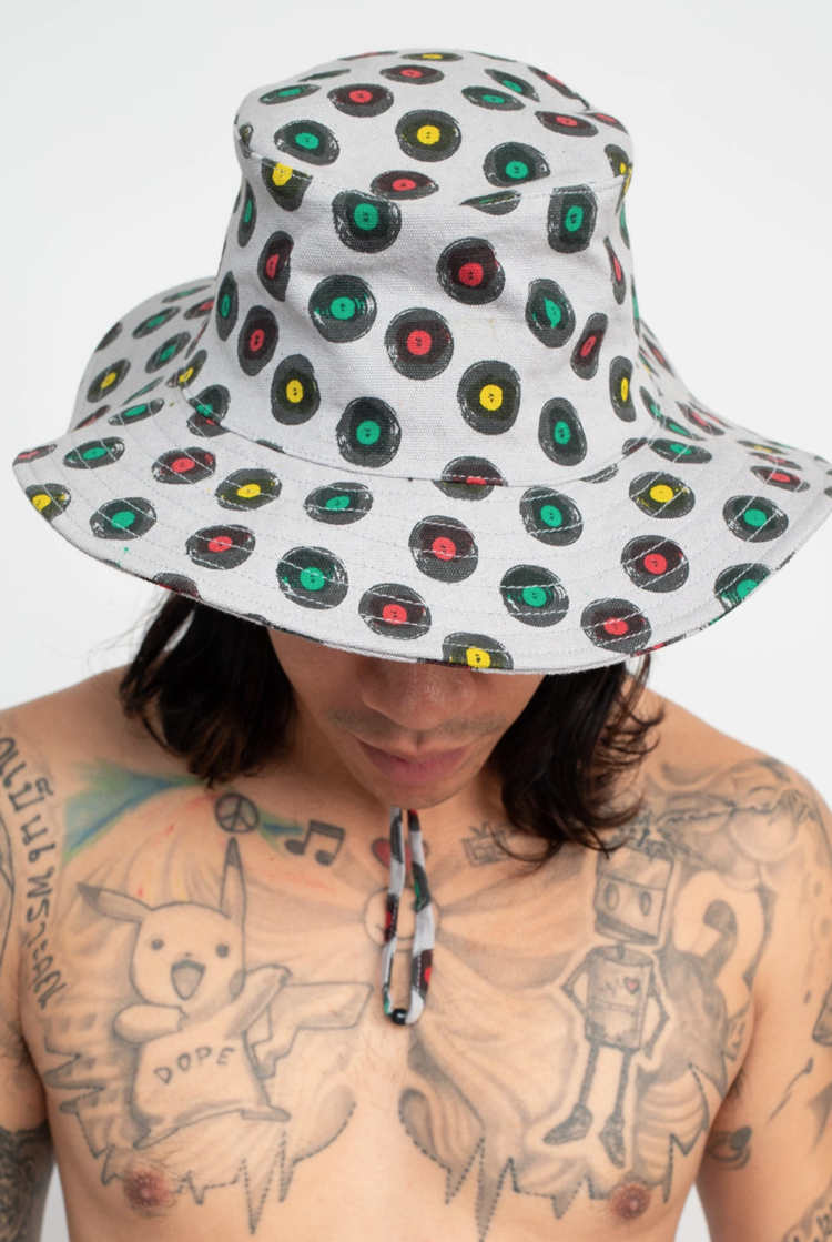 Vinyl Records Boonie Hat