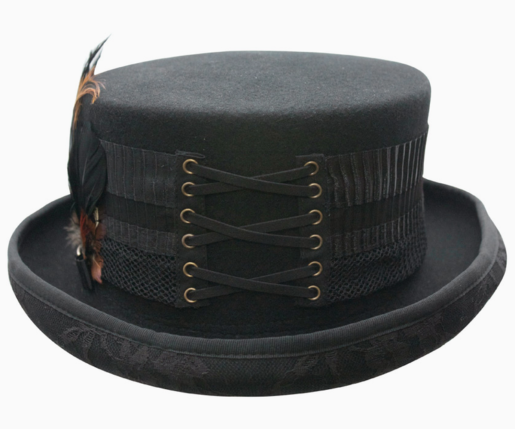 London Lace Steampunk Top Hat