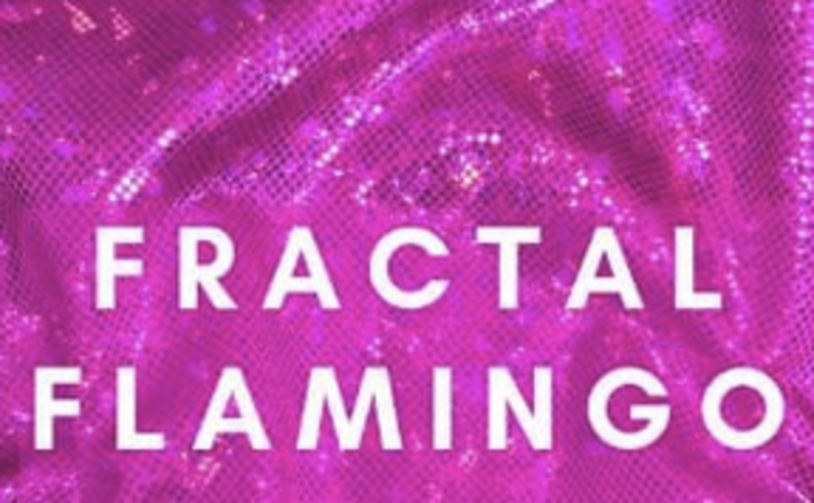 Wrestling Singlet Fractal Flamingo/Silver