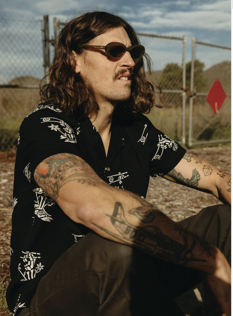 Rolling Deep Sushi Casual  Button Down Shirt