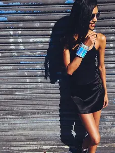 Silver Stash Wrap Wrist Wallet