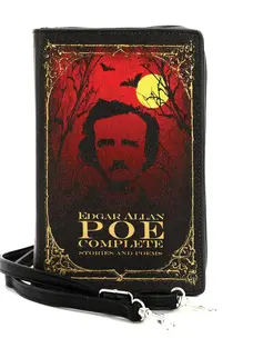 Edgar Allan Poe Book Clutch Bag