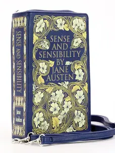 Sense and Sensibility  Book Clutch Bag