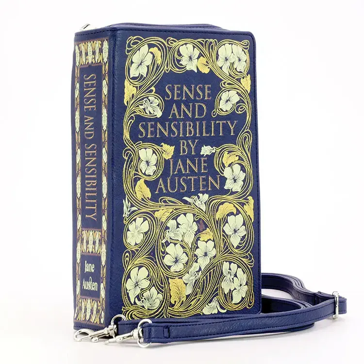 Sense and Sensibility  Book Clutch Bag