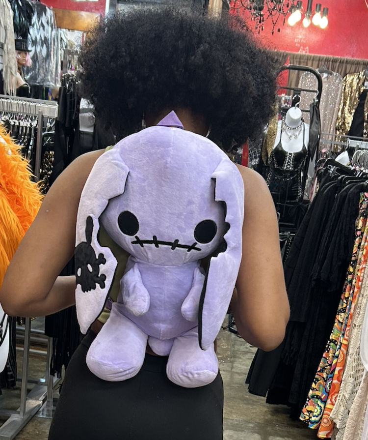 Naughty Bunny Stuffed Backpack